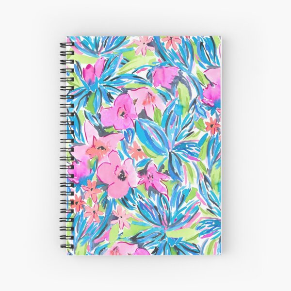 Aperçu de l'œuvre Aqua floral affichant créée et vendue par Jacqueline Maldonado.