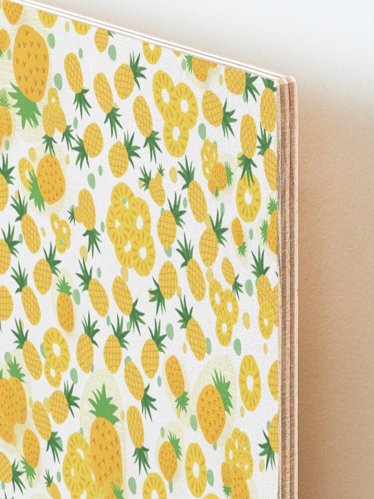 Alternate view of Pineapple Party Mounted Print
