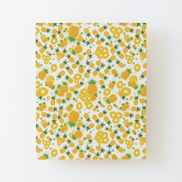 Pineapple Party Wood Mounted Print