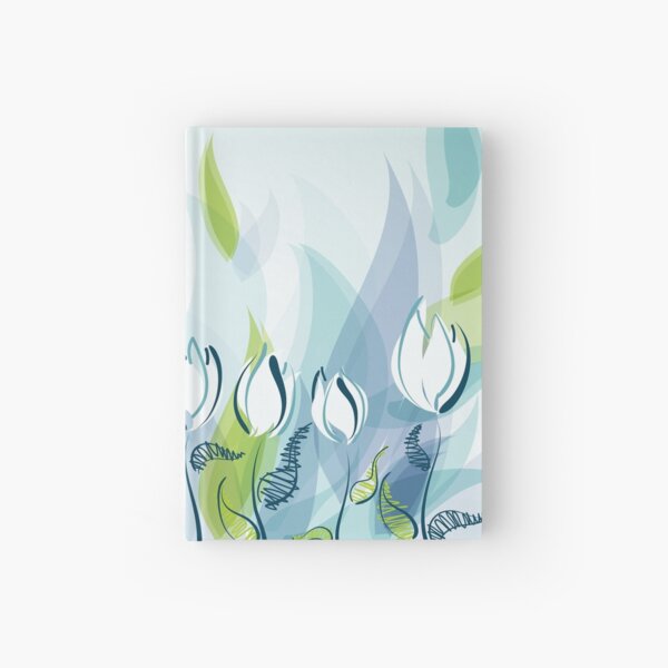 Cool Abstract Tulips Hardcover Journal
