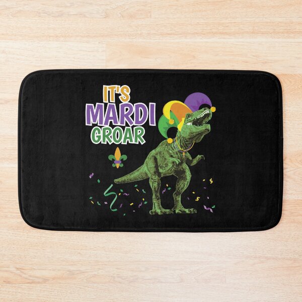 Item preview, Mardi Gras T Rex Dinosaur Mardi GROAR designed and sold by EstelleStar.