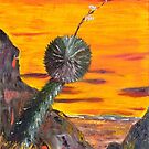 Yucca Viewing the Desert Sunset by Jack Bybee