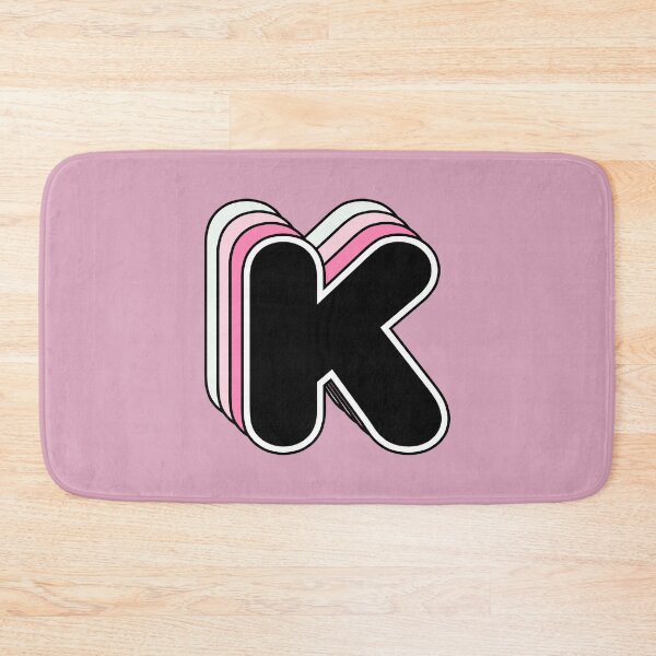 Item preview, K letter, retro, alphabet designed and sold by OkihanaShop.