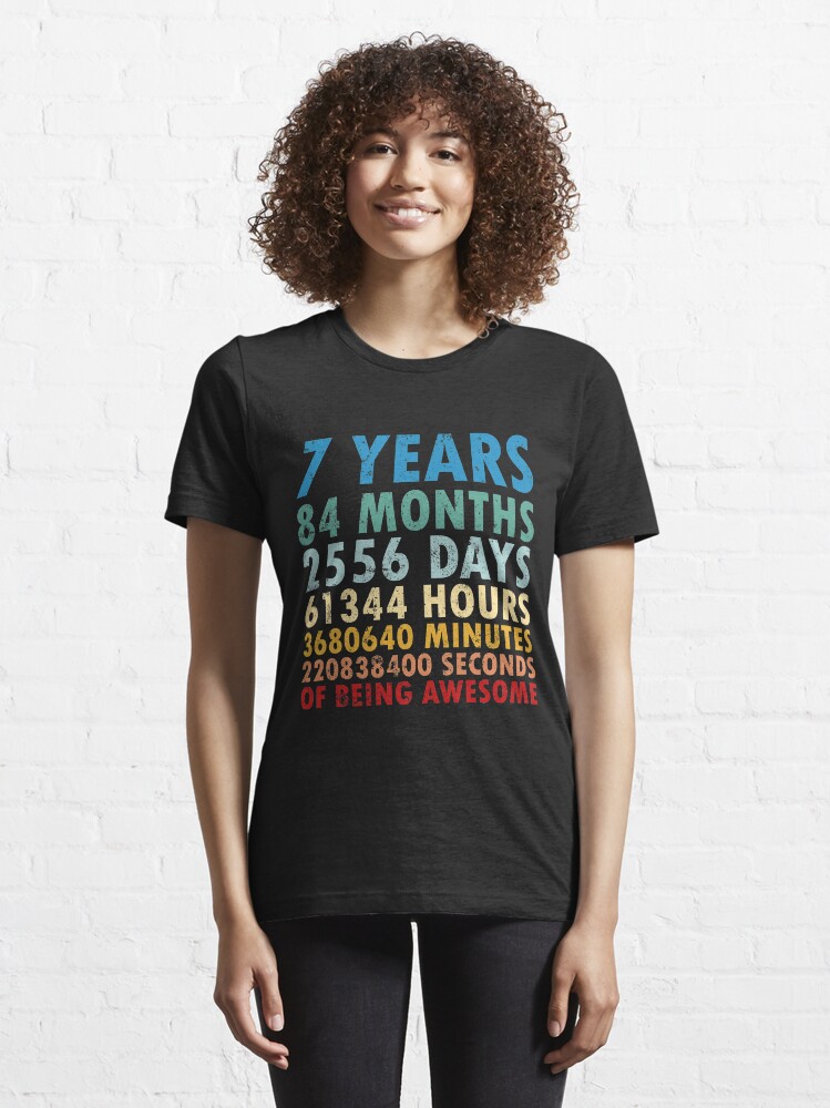 7 year old birthday shirt girl