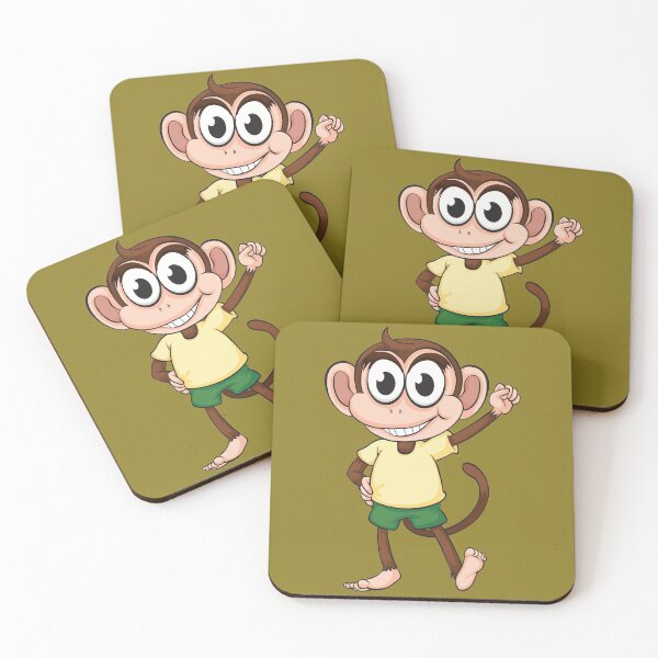 Item preview, Funny cute cartoon monkey designed and sold by amrmab.