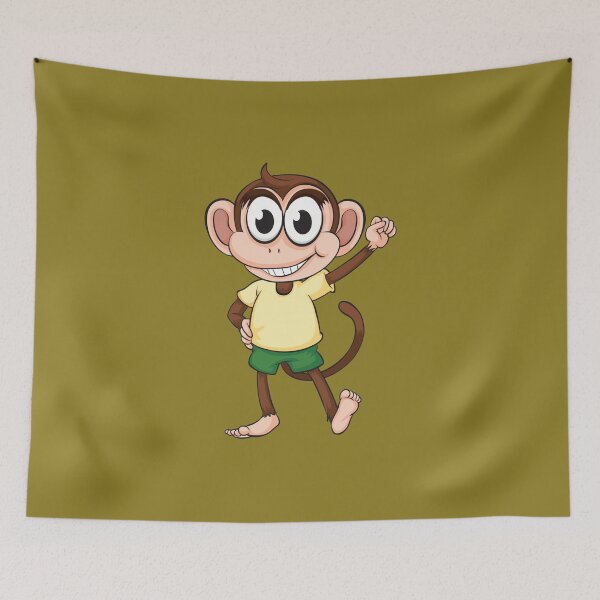 Item preview, Funny cute cartoon monkey designed and sold by amrmab.
