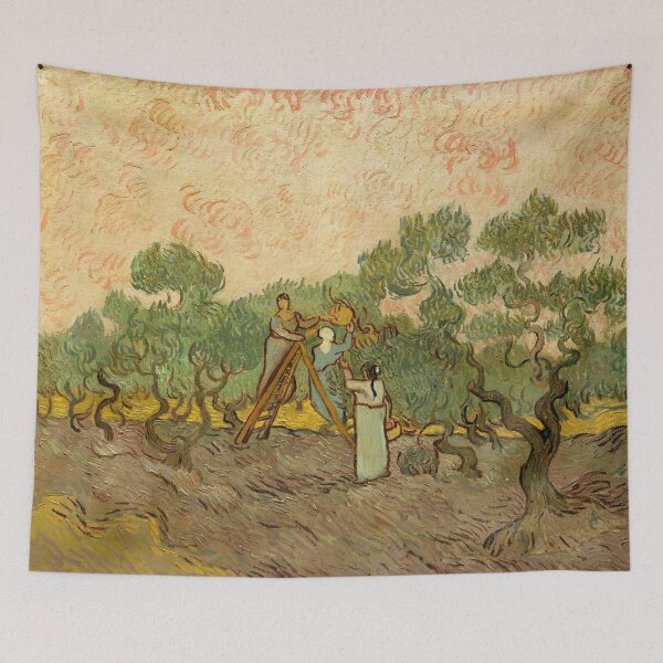 Item preview, Women Picking Olives by Vincent van Gogh designed and sold by Pavel Polyansky.