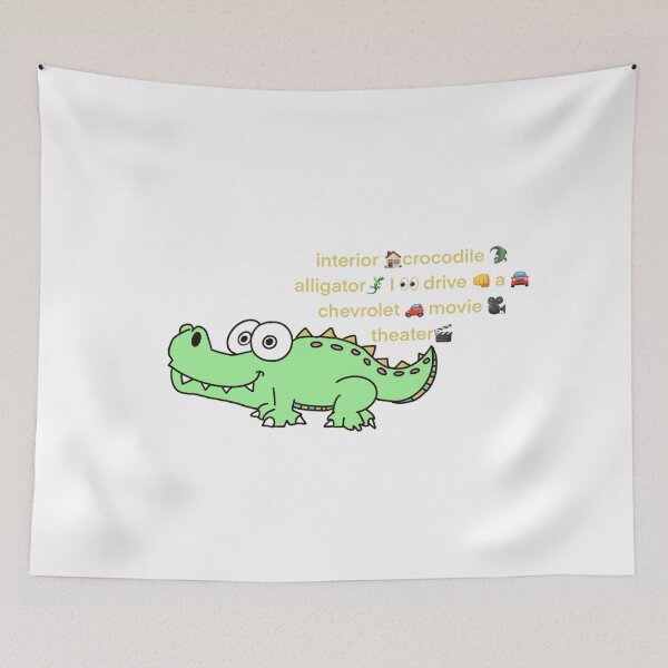 Item preview, tiktok - interior crocodile alligator designed and sold by ideasbymadison.