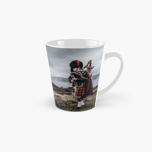Scottish Piper in Highlands Tall Mug
