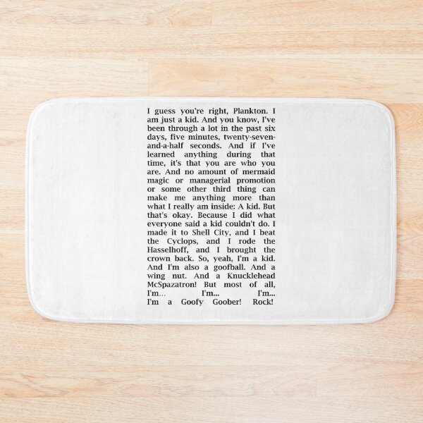 Item preview, I am Just a Kid Spongebob Speech designed and sold by quaintkoala.