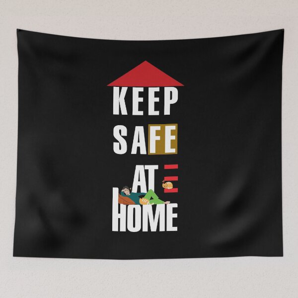 Item preview, KEEP SAFE AT HOME designed and sold by PremArt Gallery.