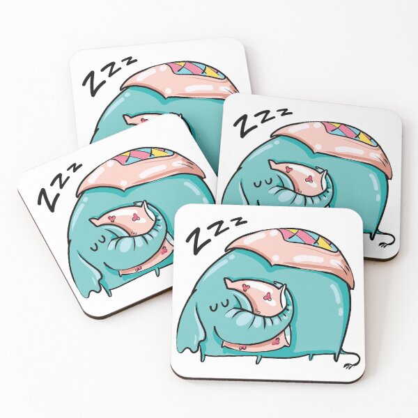 Item preview, Lindo elefante azul para dormir designed and sold by AnastasiaDesign.