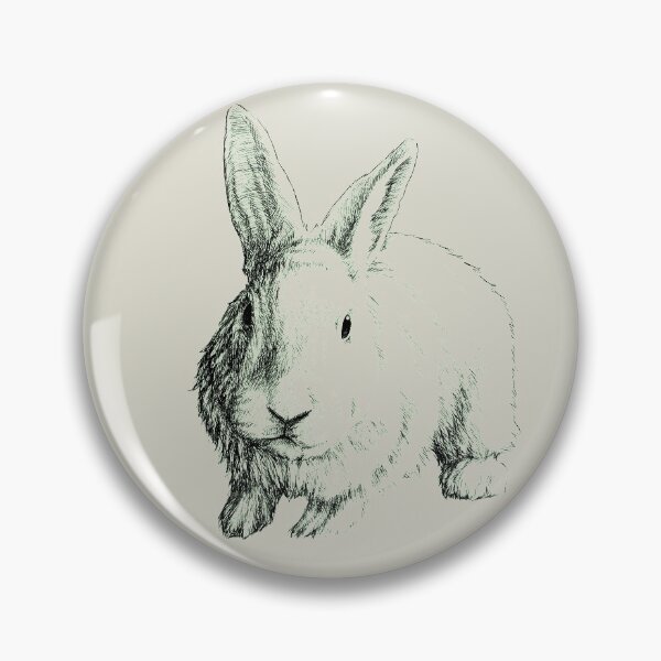 Item preview, Rabbit Animal Portrait (bright background) designed and sold by MMMSdesigns.