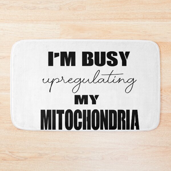 Item preview, Funny Tshirt, "I'm Busy Upregulating My Mitochondria", Exercise T Shirt, Paleo, Ketogenic, Ketosis, Longevity, Low Carb, Cotton Clothing designed and sold by Noui Barka.