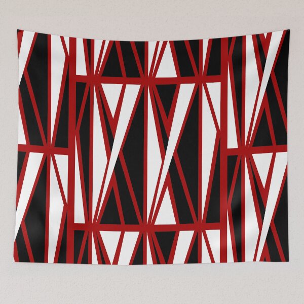 Item preview, Red abstract ornament  designed and sold by RainbowColorsArt.