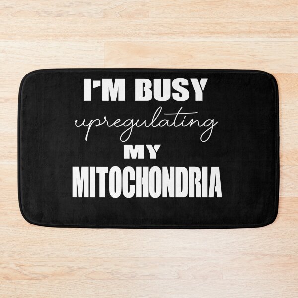 Item preview, Funny Tshirt, "I'm Busy Upregulating My Mitochondria", Exercise T Shirt, Paleo, Ketogenic, Ketosis, Longevity, Low Carb, Cotton Clothing designed and sold by Noui Barka.