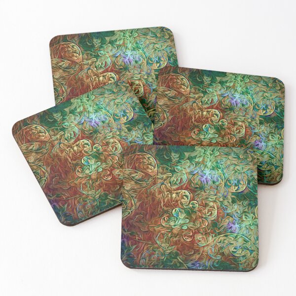 Item preview, Beautiful Hippie Fractal Flower Garden Pattern designed and sold by AlanPhotoArt.