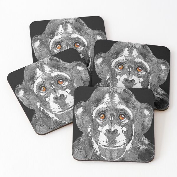 Item preview, Black And White Art - Monkey Business 2 - By Sharon Cummings  designed and sold by Sharon Cummings Art.