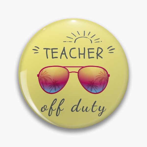 Item preview, Teacher Off Duty designed and sold by Cute and Funny Animal Art Designs.