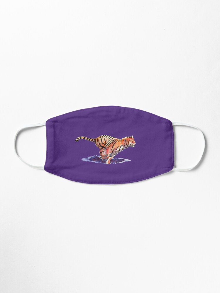 Alternate view of The Tiger - purple version Mask
