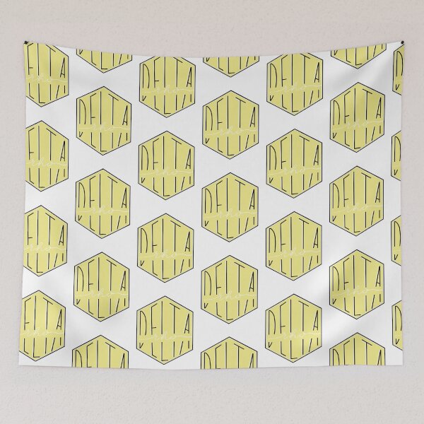 Item preview, Delta Rho Hexagon  designed and sold by HoppsDrho.