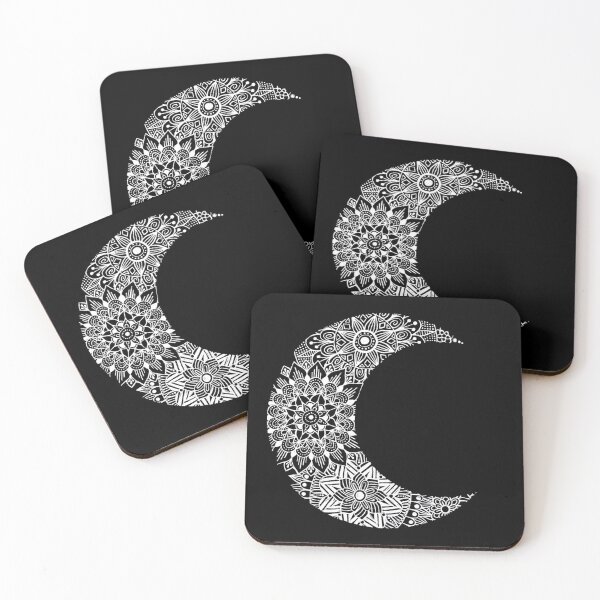 Item preview, Crescent moon mandala designed and sold by Calen  Picard-Carroll.