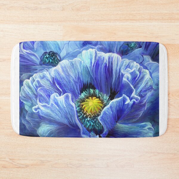 Item preview, Blue Poppy Splash designed and sold by Carol  Cavalaris.