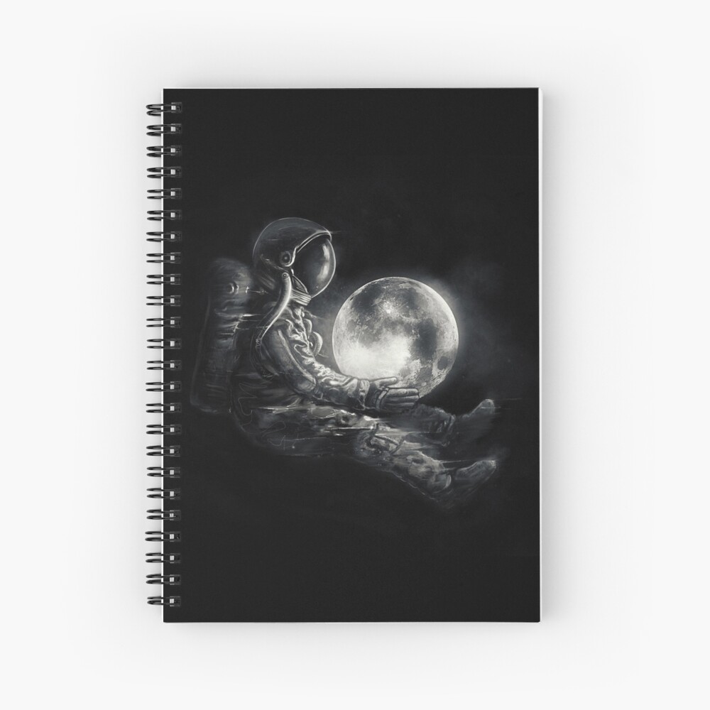 Moon Play Spiral Notebook