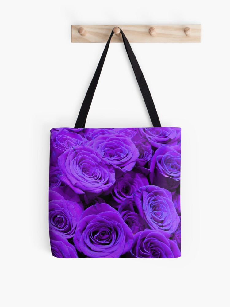 Bolsa de tela «rosas moradas | rosas violetas - foto floral lavanda  romántica» de hollycooper | Redbubble