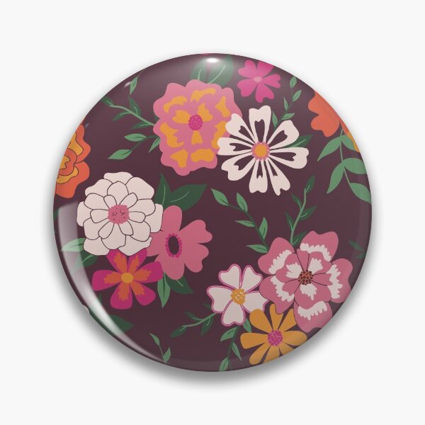 Item preview, Maroon Viney Floral designed and sold by StudioPosies.