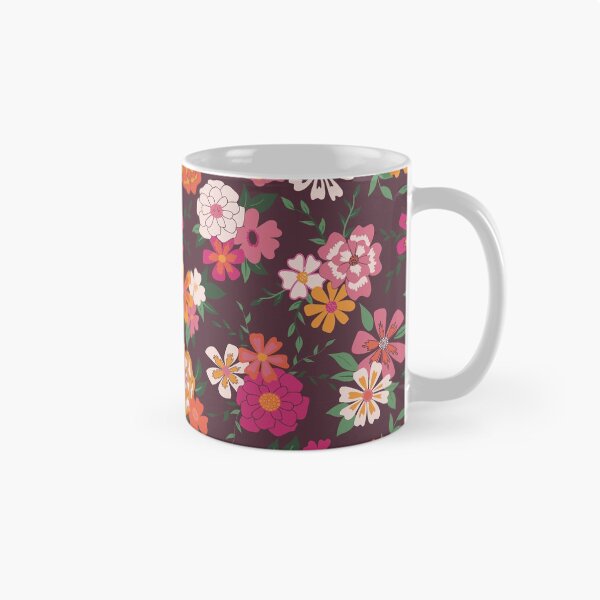 Item preview, Maroon Viney Floral designed and sold by StudioPosies.