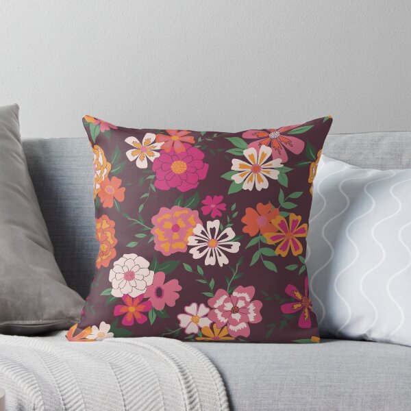 Item preview, Maroon Viney Floral designed and sold by StudioPosies.