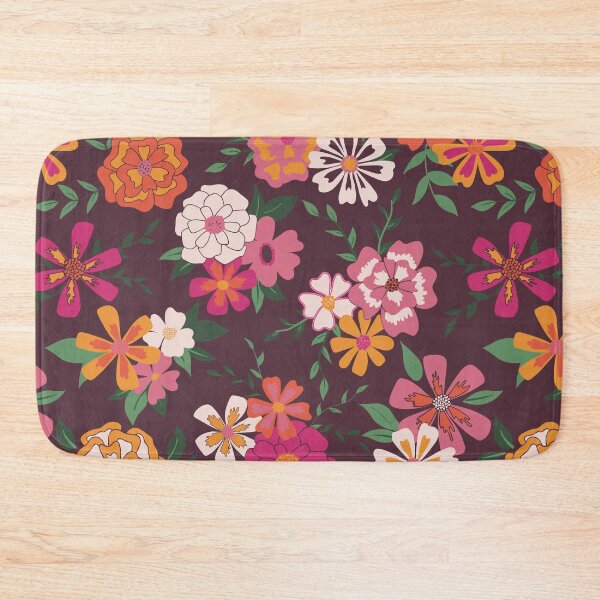 Item preview, Maroon Viney Floral designed and sold by StudioPosies.