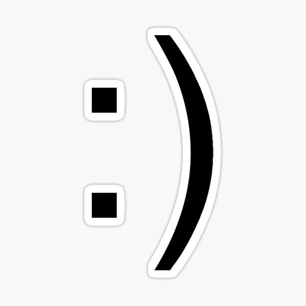 sideways smiley face symbol