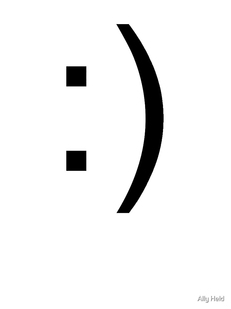 sideways smiley face symbol