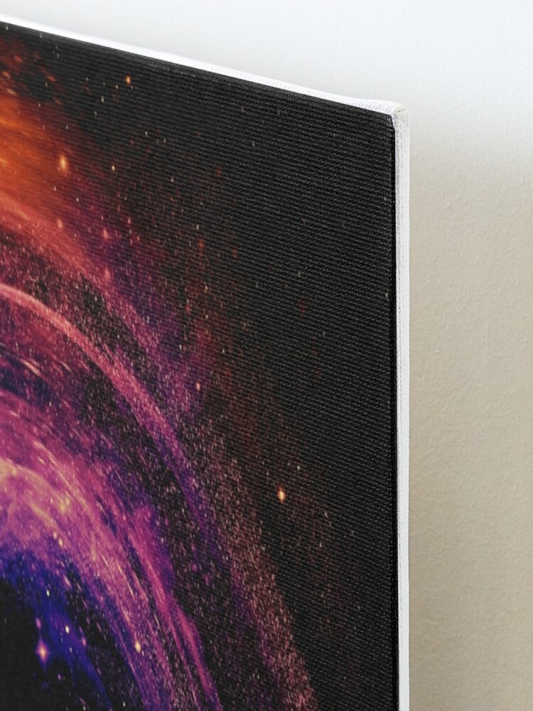 Alternate view of Space Surfing Mounted Print