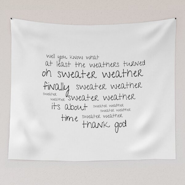Item preview, SNL sweater weather designed and sold by Concertsticks.