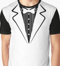 Gefälschte Fliege, Smoking T-Shirt Grafik T-Shirt