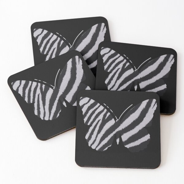 Item preview, Black and White Zebra Butterfly T-Shirt designed and sold by DesignsbyZazz.