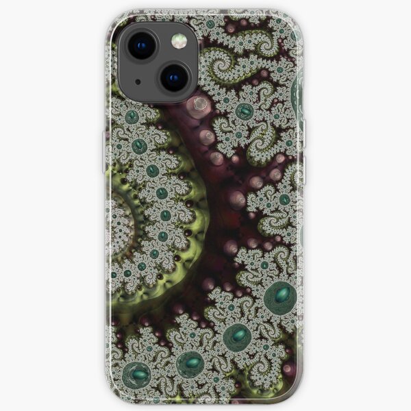 Caterpillar-Fraktal iPhone Flexible Hülle
