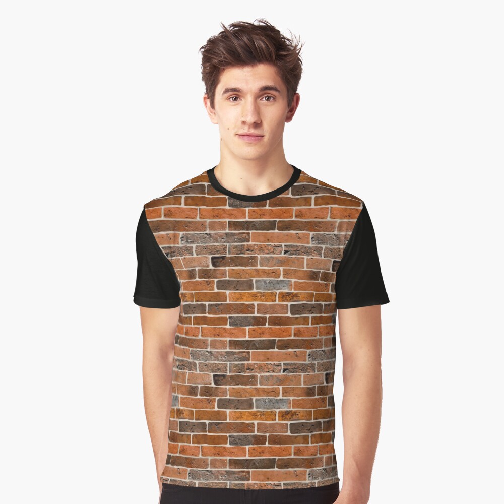 "Brick Wall" T-shirt for Sale by DolphinPod | Redbubble | dolphinpod ...