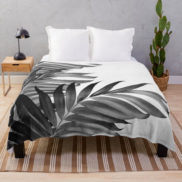 Item preview, Palm Leaves Tropical Black & White Vibes #1 #tropical #decor #art designed and sold by Anita's & Bella's Art.