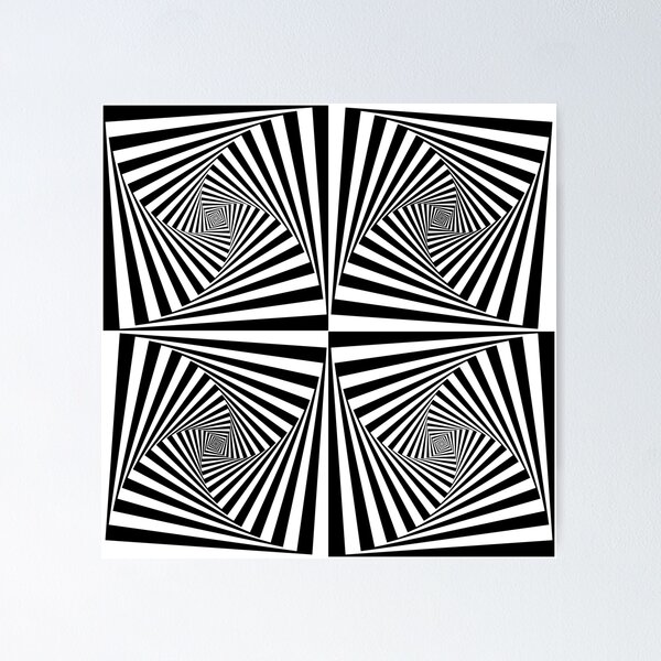 Item preview, Abstract Stripes Geometric Pattern Black and White designed and sold by RootSquare.