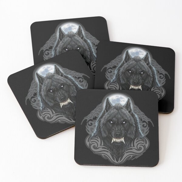 Item preview, Tribal Werewolf Moon designed and sold by Goldenwolf.
