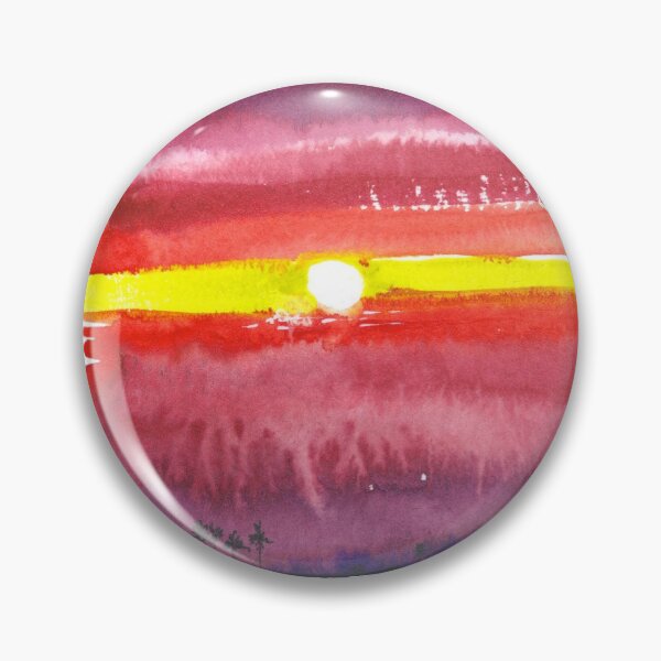Item preview, Tropical Sunset Watercolor #5 designed and sold by BreonBliss.