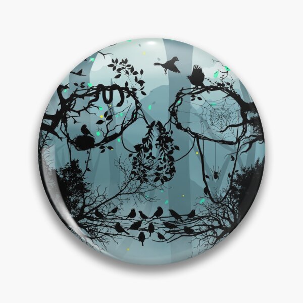 Item preview, Dark Forest Skull designed and sold by Sitchko.