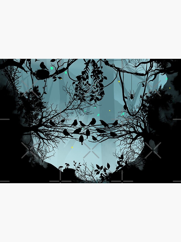 Dark Forest Skull by Sitchko