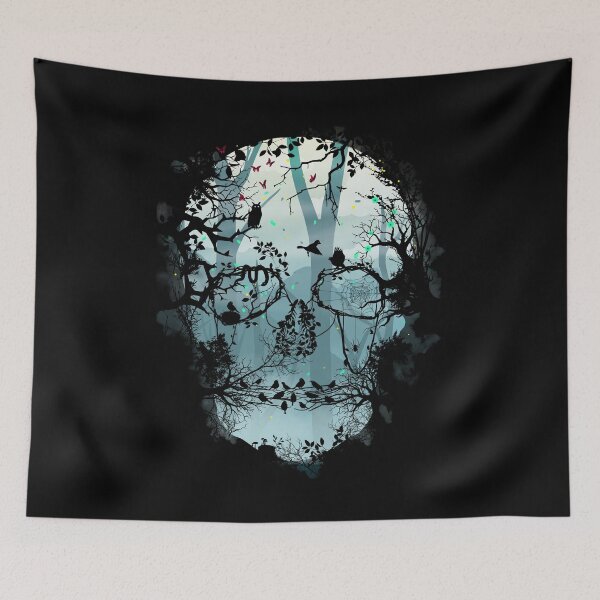 Item preview, Dark Forest Skull designed and sold by Sitchko.