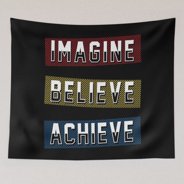 Item preview, Imagine, Believe, Achieve designed and sold by favoritequotes.