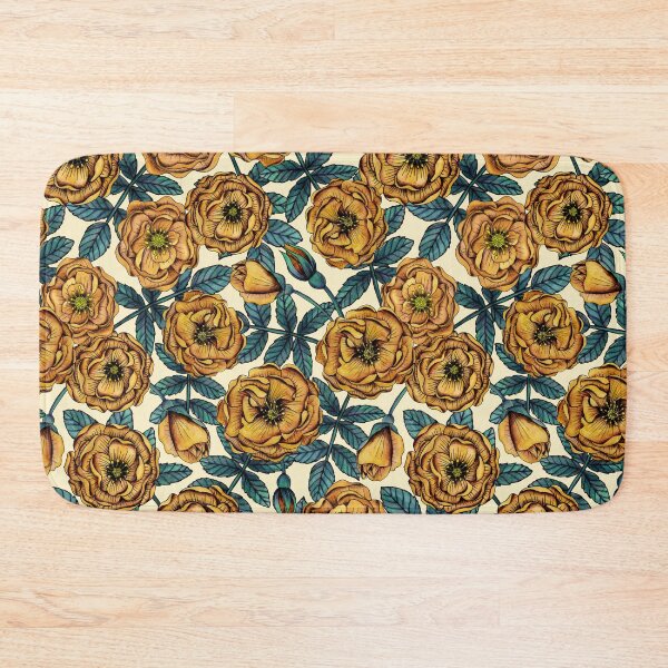 Item preview, Golden-Yellow Roses - Vintage-Inspired Floral/Botanical Pattern designed and sold by somecallmebeth.